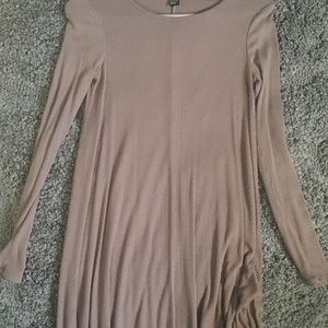 Mauve long sleeve dress